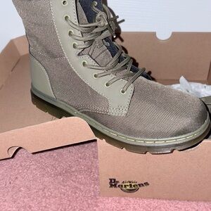 Dr. Martens Khaki Lace-Up Boots
